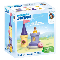 Playmobil 71458 junior & disney: krásčina hrací věž s melodií