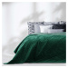 Zelený přehoz přes postel AmeliaHome Laila Jade, 220 x 240 cm