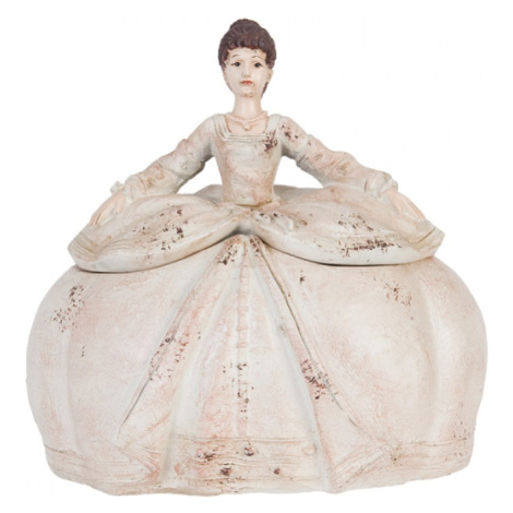 Šperkovnice ve tvaru rokokové dámy – 22x18x21 cm Clayre &amp; Eef