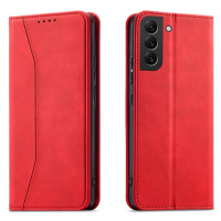 Magnet Fancy Case elegantní knížkové pouzdro na Samsung Galaxy S22 PLUS 5G Red