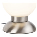 Designová stolní lampa ocelová stmívatelná včetně LED - Majestic