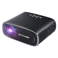 Projektor BlitzWolf BW-V4 1080p LED beamer / projector, Wi-Fi + Bluetooth, black (5905316147027)