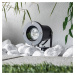 Lindby Tessa – venkovní reflektor s kolíkem v šedé barvě
