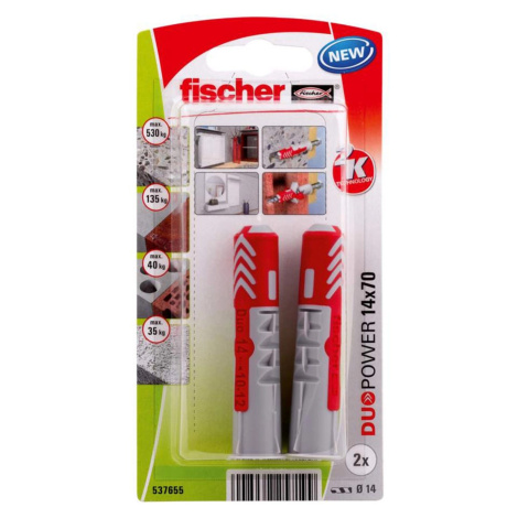 Fischer Hmoždinka DuoPower 14 x 70 K NV, 2 ks