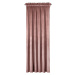 Dekorační závěs s řasící páskou MATTA růžová 140x270 cm (cena za 1 kus) MyBestHome