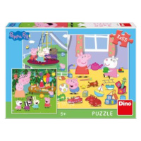 Puzzle 3x55 Peppa Pig na prázdninách