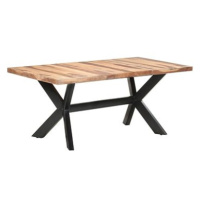 Jídelní stůl 180x90x75 cm masivní dřevo sheeshamový vzhled 321548
