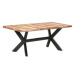 Jídelní stůl 180x90x75 cm masivní dřevo sheeshamový vzhled 321548