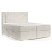 Krémová boxspring postel s úložným prostorem 160x200 cm Imagine – Maison de Rêve