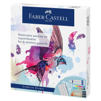 Faber-Castell Faber-Castell, 169618, kreativní akvarelová sada s příslušenstvím, 18 ks