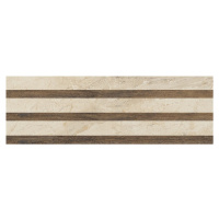 Dekor Fineza Adore beige stripes 25x75 cm mat DADORE275ST