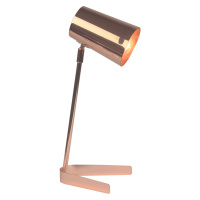 Stolní lampa FABEL Tempo Kondela Rosegold