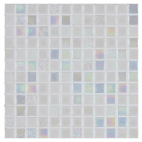 Skleněná mozaika Mosavit Sundance blanco 30x30 cm mat / lesk SUNDANCEBL