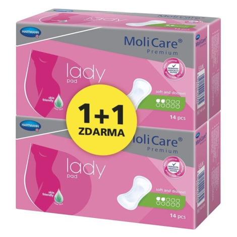 MoliCare Lady 2 kapky inkontinenční vložky 2x14 ks duopack