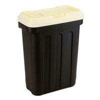 Maelson Box na granule pro 15 kg krmiva - černo-béžový - 41 × 25 × 56 cm