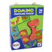 mamido Oboustranné puzzle DOMINO Dinosauři 28 dílků