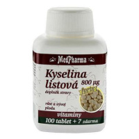 Medpharma Kyselina Listová 800mcg Tbl.107