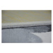 Dywany Lusczow Kusový koberec SCANDI 18461/752 - kruh krémový / šedý / černý