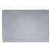 Koupelnová předložka Ocean, BIO bavlna, stříbrná, vlnkovaný vzor, 50x70 cm