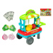 Mikro Trading Vozík ovoce/zelenina pojízdný 23x33x20cm s doplňky v krabičce