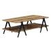 SHUMEE Konferenční stolek 115 × 60 × 40 cm masivní recyklované dřevo, 248095