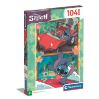 Clementoni - Puzzle 104 super Disney Stitch