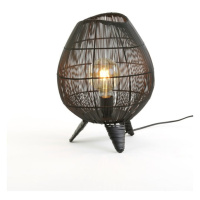 Černá stolní lampa (výška 37 cm) Yumi – Light & Living