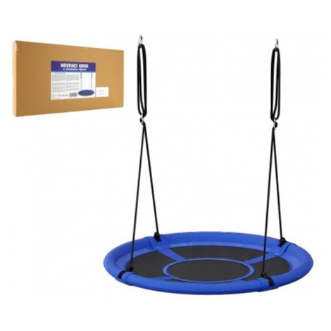 Teddies Houpací kruh modrý 100 cm látková výplň v krabici 73x37x7cm