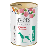 4vets NATURAL VETERINARY EXCLUSIVE HEPATIC 400g pro psy s onemocněním jater