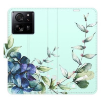 iSaprio flip pouzdro Blue Flowers pro Xiaomi 13T / 13T Pro