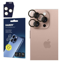 3mk Hardy Lens Protection Pro skla na fotoaparát Apple iPhone 16 Pro /16 Pro Max hnědá