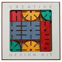 Stavebnice Creative design kit - barevná