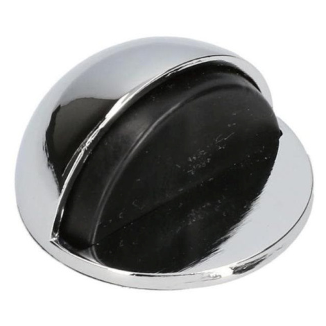 Zarážka dveřní, O 45 x 24 mm, samolepící, chrom Euronářadí