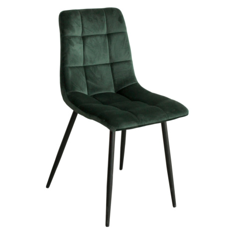 Jídelní židle KALINA, zelený samet Idea