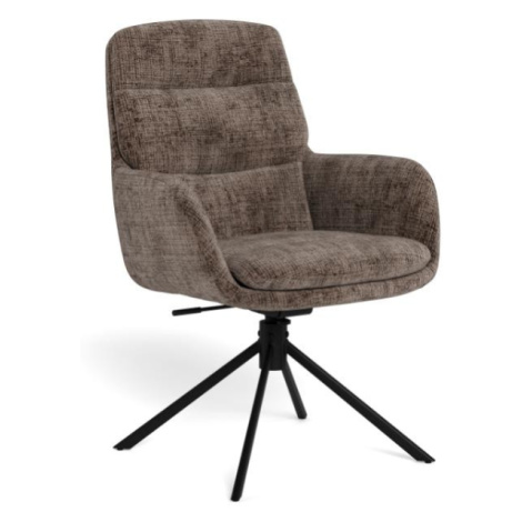 Actona Otočné jídelní křeslo Edgar hnědé