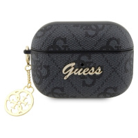 Guess 4G Script Heart PC/PU pouzdro Airpods Pro 2 černé