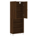 vidaXL Skříň highboard hnědý dub 69,5 x 34 x 180 cm kompozitní dřevo