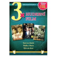 3x Hudební film - Starci na chmelu, Bylo nás deset, Hudba z Marsu /papírové pošetky/ (3DVD) - DV