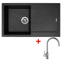 Sinks AMANDA 860 Metalblack + Vitalia AMANDA 860 Metalblack + Vitalia