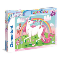 Clementoni Puzzle 104 dílků Unicorn I Believe in Unicorns 27109