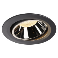 SLV BIG WHITE NUMINOS MOVE DL XL vnitřní LED zápustné stropní svítidlo černá/chrom 3000 K 40° ot
