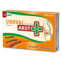 Walmark Uroval manosa AKUT+ 10 tablet