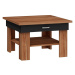 ArtCross Konferenční stolek OMEGA Barva: Dub sonoma světlá / bílý lesk