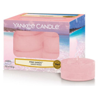 Yankee Candle, Růžové písky, Svíčky čajové, 12 ks