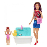 Mattel Barbie Chůva herní set s vanou