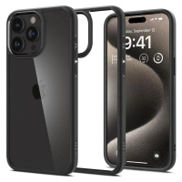 Kryt Spigen Ultra Hybrid, matte black - iPhone 15 Pro (ACS06713)