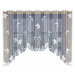 Dekorační žakárová záclona s řasící páskou CYNTHIA 150 bílá 300x150 cm MyBestHome