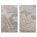 ELLE Decoration koberce Kusový koberec Gemini 106011 Linen z kolekce Elle – na ven i na doma - 1