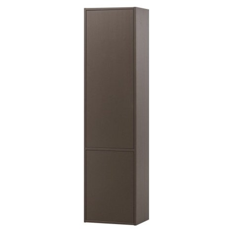 Tmavě hnědá modulární skříňka z borovicového dřeva 55x215 cm Meggy – WOOOD