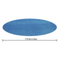 BESTWAY 58242 - Solarní plachta na bazén 356 cm modrá kulatá
